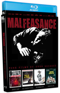 Malfeasance: Four Films by Yves Boisset [Angel's Leap | Mad Enough to Kill | The Woman Cop | Rise Up, Spy] AKA Saut de l'ange | Folle &agrave; tuer | Femme flic | Espion, L&egrave;ve-Toi