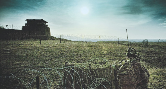 Soldiers at forward operating base ARMADILLO, Helmand Province, Afghanistan 