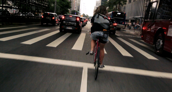 Still from Bikes v Cars