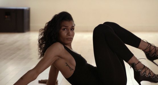 Leiomy Maldonado (she/her) in a scene from Born to Be, courtesy Kino Lorber