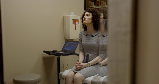 Garnet Rubio (she/her) in a scene from Born to Be, courtesy Kino Lorber