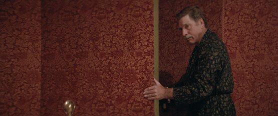 Burt Lancaster in a scene from CONVERSATION PIECE. A Kino Lorber release.