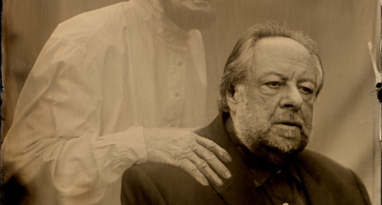 Ricky Jay and Mentor, photo by Stephen Berkman