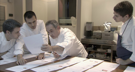 Eduard Xatruch, Oriol Castro and Ferran Adrià.