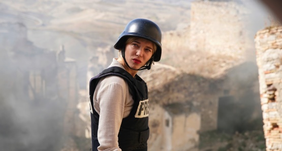 Léa Seydoux in a scene from France, photo by R. Arpajou, courtesy Kino Lorber