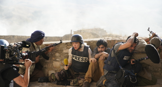 Léa Seydoux in a scene from France, photo by R. Arpajou, courtesy Kino Lorber