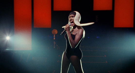 A scene from <i>Grace Jones: Bloodlight and Bami</i>, courtesy Kino Lorber