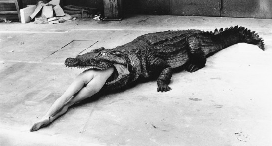 Pina Bausch, Wuppertal, 1983. Photo by Helmut Newton, courtesy Helmut Newton Foundation.