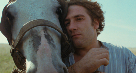 Gerard Depardieu in Serge Gainsbourg's JE T'AIME MOI NON PLUS.