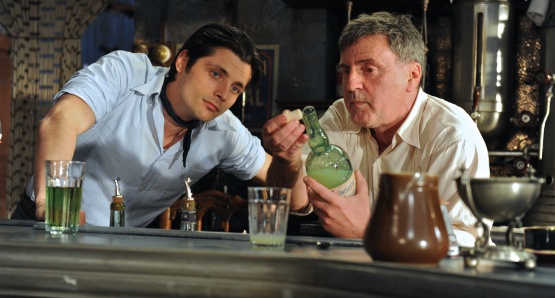 Rapha&euml;l Personnaz as Marius and Daniel Auteuil as C&eacute;sar in MARIUS, a film by Daniel Auteuil.