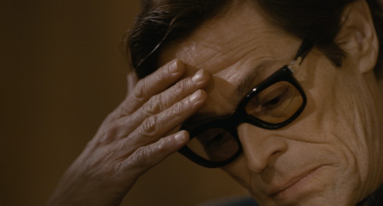 Willem Dafoe in a scene from Pasolini, courtesy Kino Lorber