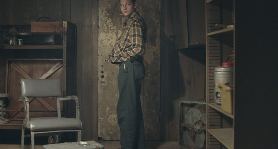 Tye Sheridan in a scene from <i>The Mountain</i>, courtesy Kino Lorber