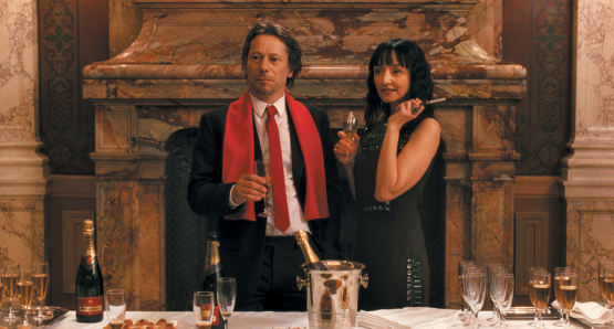 Mathieu Amalric (l), Maria de Medeiros (r)