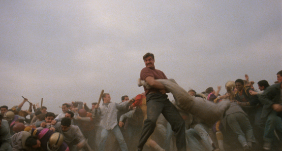 A Bronx brawl in THE WANDERERS, featuring William Andrews.