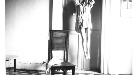 Photo by Francesca Woodman. 
Untitled 1977-78 (Rome)