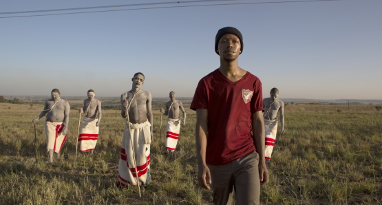 Nakhane Touré in <i>The Wound</i>, courtesy Kino Lorber