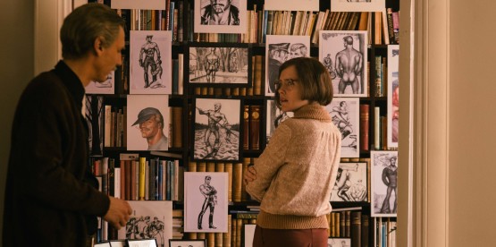 Pekka Strang and Jessica Grabowsky in a scene from <i>Tom of Finland</i>. Photo by Josef Persson, courtesy Kino Lorber.