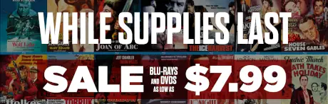 While Supplies Last Sale